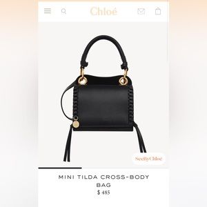 See by Chloe Tilda cross body mini bag in black